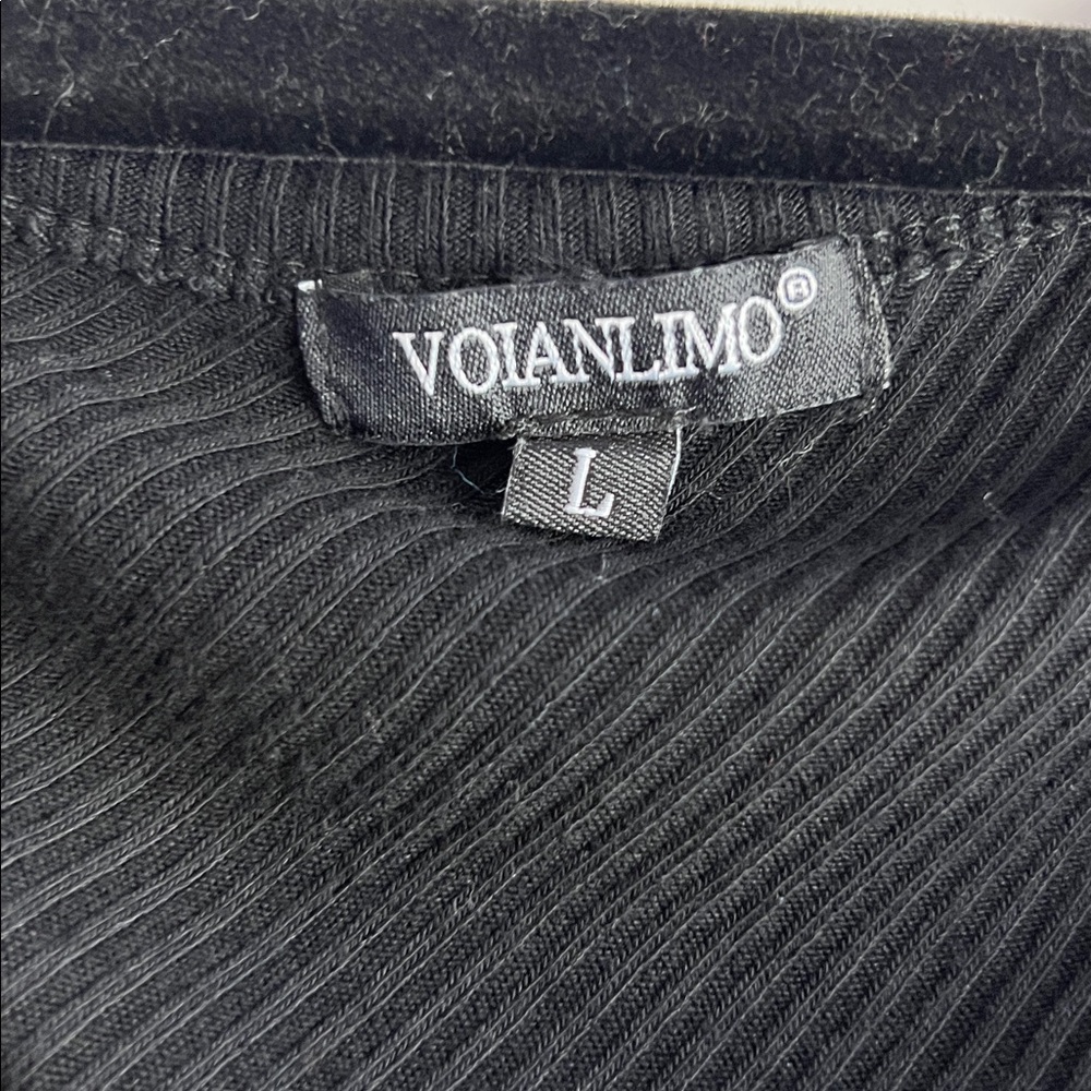 Black Draped Top - Picture 5 of 10